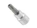 Zástrčná bitová hlavice 3/8" T-profil T45 s otvorem. BGS 2597 (BGS102597)