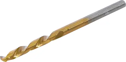 BGS 2726-3 Spirálový levotočivý vrták HSS 3,0 mm s válcovou stopkou, TiN (BGS102726-3)