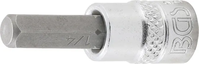 Zástrčná hlavice 1/4" inbus 1/4" BGS102745 (BGS102745)