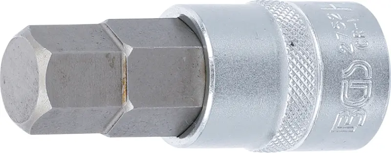 Zástrčná hlavice 1/2" šestihran 11/16" - palcová. BGS 2752 (BGS102752)