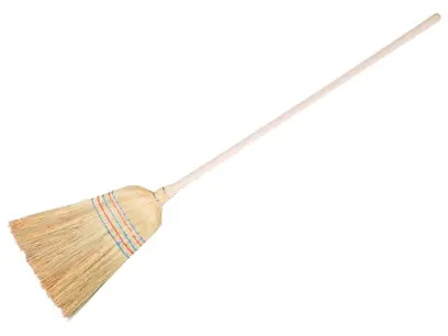 Koště čirokové s násadou 145cm 5x prošité (L52135)