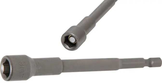 Nástrčná hlavice 1/4" BGS 2765 šestihran 9 mm velmi dlouhá pro vrtačky (BGS102765)