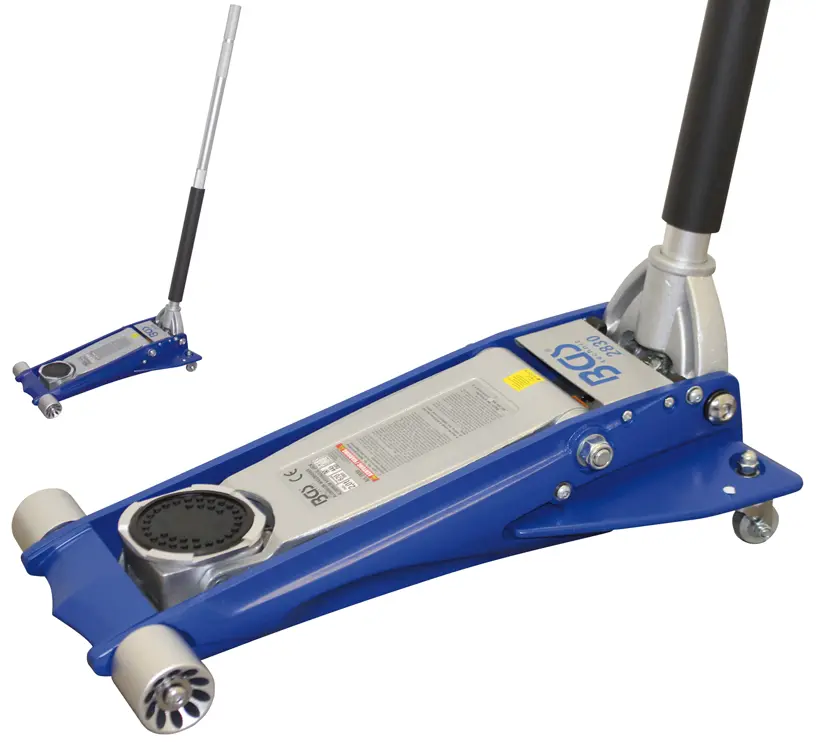 zvedák hydraulický pákový pojízdný, extra nízký 2t (BGS102830)