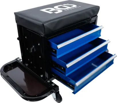 Pojízdné dílenské sedátko - 3 zásuvky BGS102859 (BGS102859)