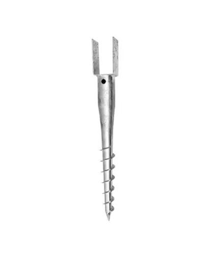Zemní vrut "U" 101x60x100 tl.4mm, Levior 55453 (L55453)