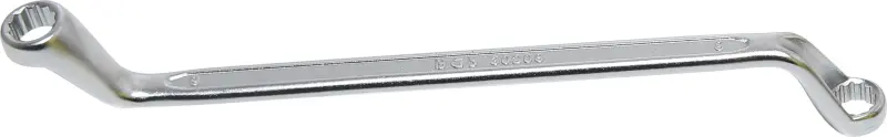 BGS 30208 Oboustraný očkový klíč 8 x 9 mm, vyhnutý, DIN 838 (BGS1030208)