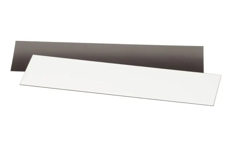 Magnetické etikety 30 x 100 x 0,6 mm Format - bílé (100 ks)