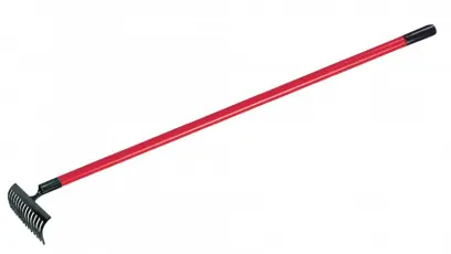 Hrábě kov,fiberglass násada,14 zubů (L61034)