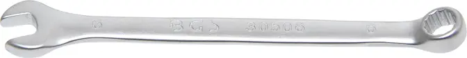 Očkoplochý klíč 6 mm BGS1030506, DIN 3113A, matný chrom (BGS1030506)