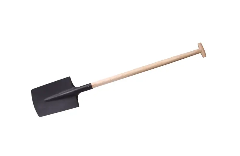 Rýč oblý černý s násadou T (6-1018), Levior 61098 (L61098)