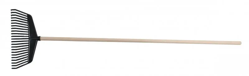 Hrábě plastové s násadou 160cm, 23lamel (L61135)