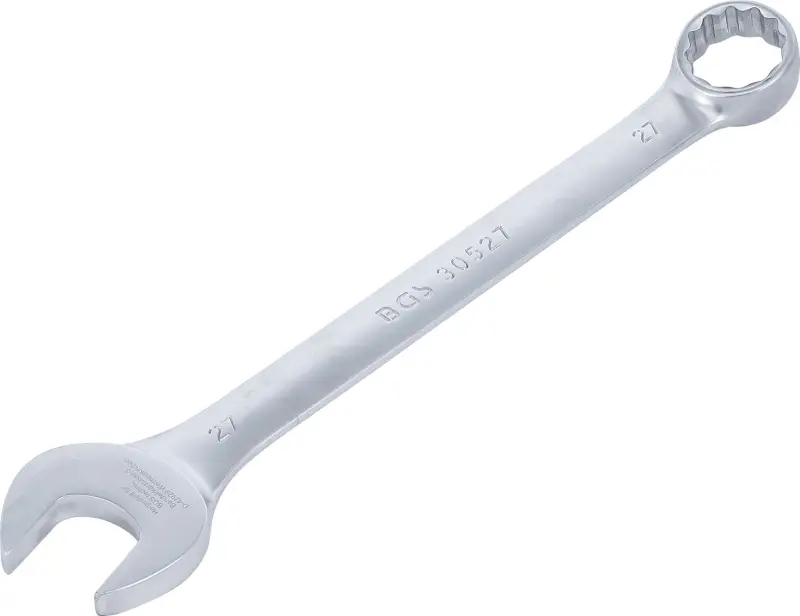BGS 30527 Očkoplochý klíč 27 mm, DIN 3113A, matný chrom (BGS1030527)