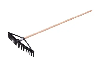 Hrábě plastové s násadou 160cm,16 kolíků, Levior 61141 (L61141)