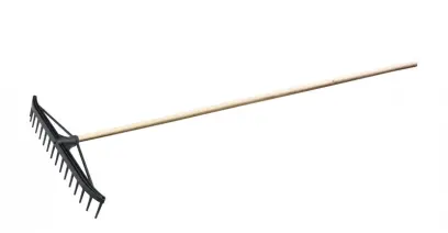 Hrábě plastové s násadou 160cm,16 kolíků (L61141)