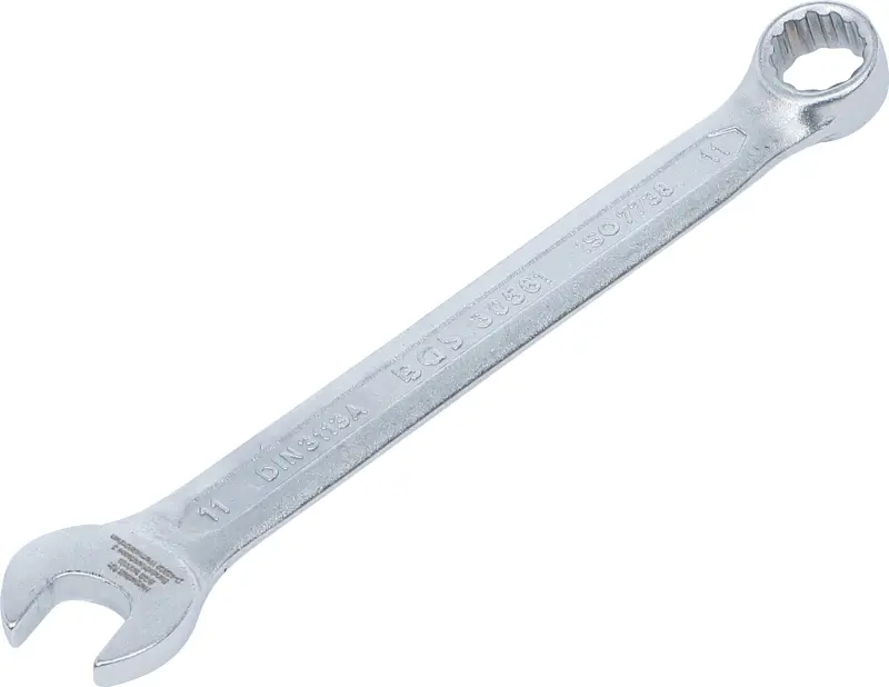 BGS 30561 Očkoplochý klíč 11 mm, DIN 3113-A, matný chrom (BGS1030561)