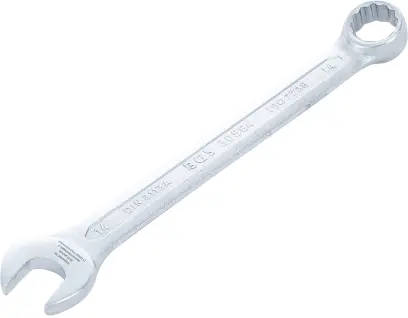 Očkoplochý klíč 14 mm BGS1030564, DIN 3113A, matný chrom (BGS1030564)