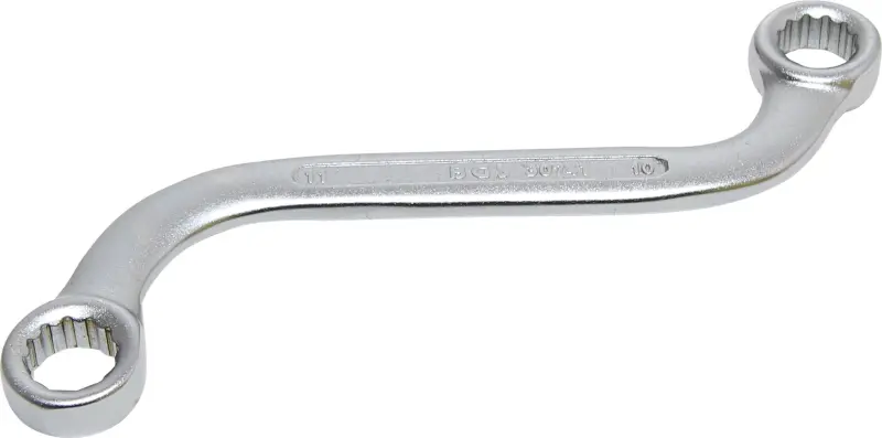 BGS 30741 Očkový klíč 10 x 11 mm, S-forma, dvanáctihran (BGS1030741)