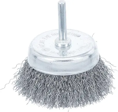 BGS 3076 Hrncový drátěný kotouč pr. 75mm, upnutí - čep 6 mm (BGS103076)