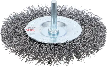 Drátěný kartáč pr. 100 mm BGS103077, plochý, do vrtačky (BGS103077)