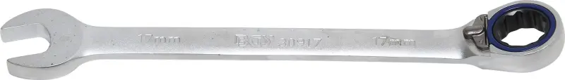 BGS 30917 Očkoplochý klíč 17 mm s ráčnou (BGS1030917)