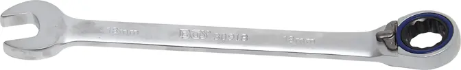 Očkoplochý klíč 18 mm s ráčnou BGS1030918 (BGS1030918)
