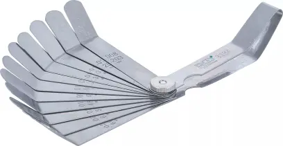 Spárové měrky 0,08 ÷ 0,26“ (0,203 ÷ 0,66 mm) BGS103184 Palcové - vyhnuté (BGS103184)