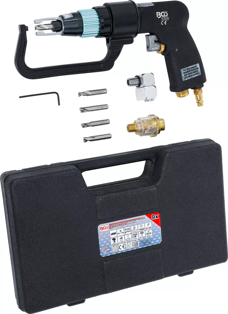 Pneumatická vrtačka pro odvrtávání bodových svárů BGS103205 (BGS103205)