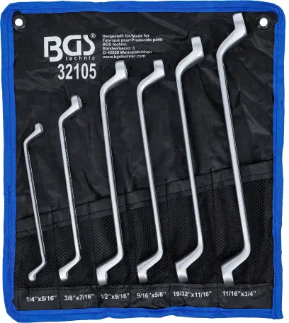 Oboustranné očkové klíče 1/4 ÷ 7/8