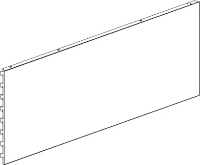 Zadní panel 100/1330mm plný !OBJ! (L81425)