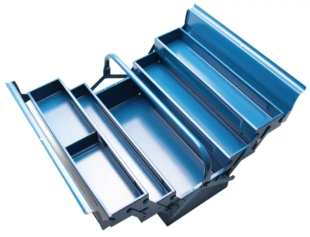 Kufr plechový 430 x 200 x 200 mm BGS103300. Rozkládací (BGS103300)