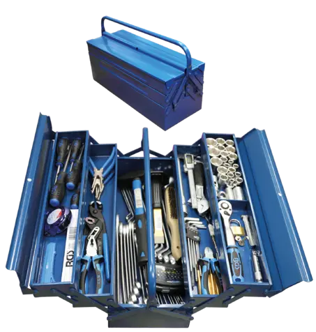Kovový kufr na nářadí BGS103306.137 ks nářadí (BGS103306)