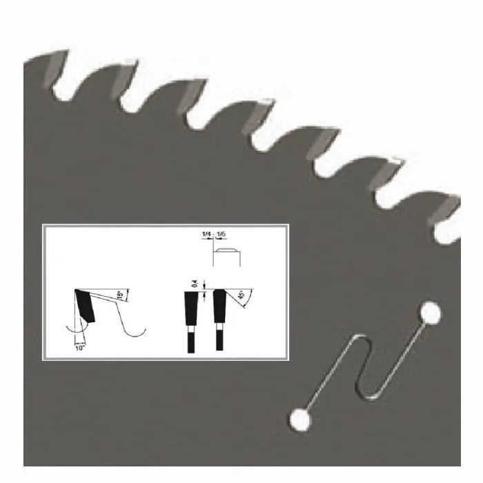 Pilový kotouč AKE s břitovými destičkami SK pr. 350 x 3,5/3,0 x 30 - 90 TFZ (AK10132058)