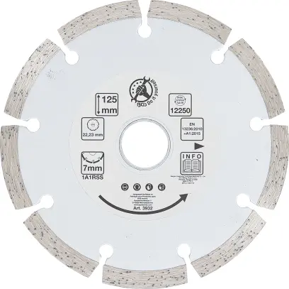 BGS 3932 Kotouč diamantový segmentový průměr 125 mm (BGS103932)