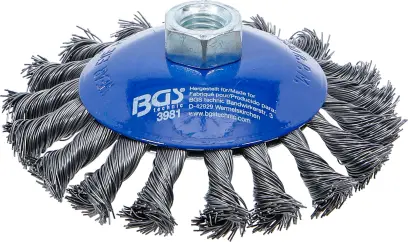 BGS 3981 Miskový copanový kartáč pr. 115 mm na autoskla. Uchycení M14x2 mm (BGS103981)