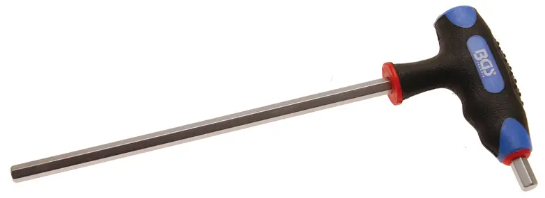 Zástrčný šestihranný klíč (inbus) 7 mm s T-rukojetí a boční čepelí. BGS 4010 (BGS104010-7)