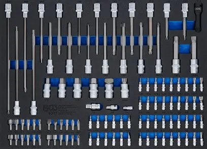 Bity a bitové hlavice. (Sada 140 dílů). BGS 4017 (BGS104017)