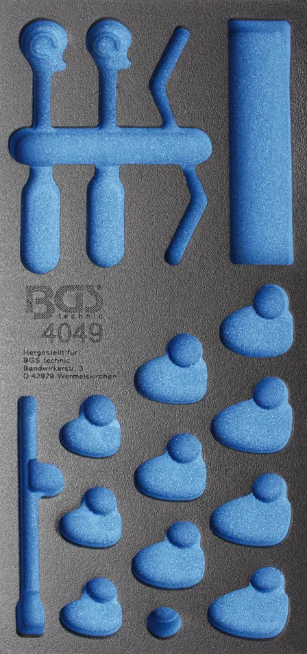 Vložka do dílenského vozíku 1/3 prázdná pro BGS 4049 (BGS104049-1)