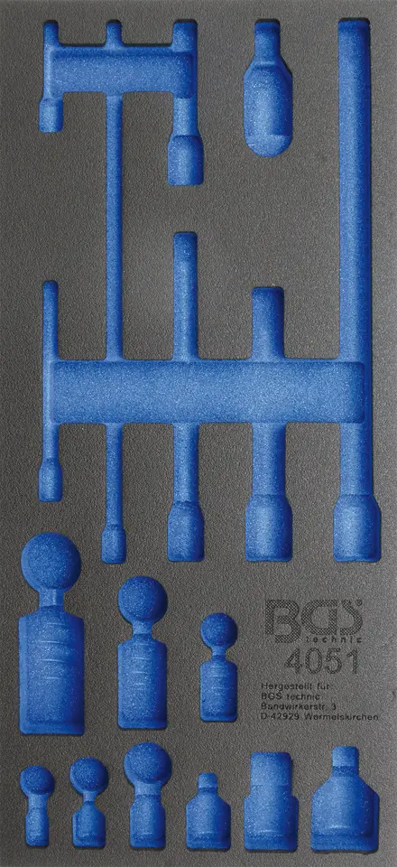 Vložka do dílenského vozíku 1/3 prázdná pro BGS 4051 (BGS104051-1)