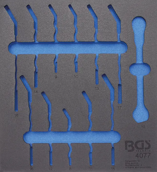 Vložka do dílenského vozíku 2/3 prázdná pro BGS 4077 (BGS104077-1)