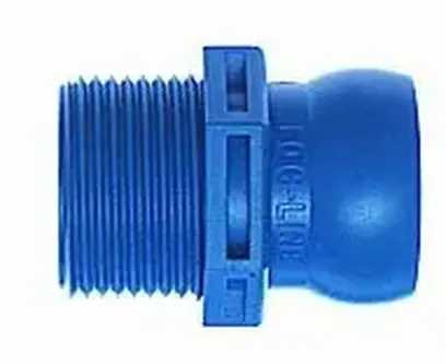Hrdlo 3/4" se závitem 3/4" BSPT LOC-LINE 69549.1 (LL69549.1)
