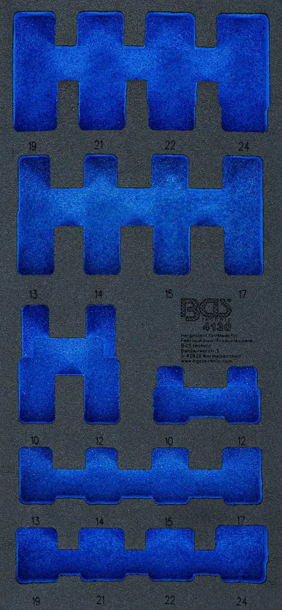 BGS 4130-1 Prázdná vložka do dílenského vozíku 1/3. Pro BGS 4130 (BGS104130-1)