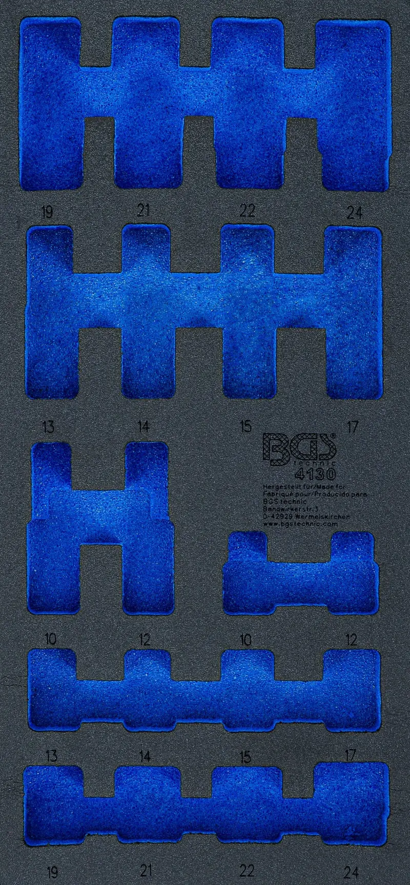 BGS 4130-1 Prázdná vložka do dílenského vozíku 1/3. Pro BGS 4130 (BGS104130-1)