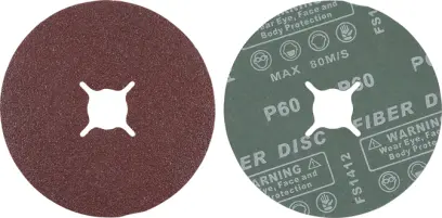 Fíbrové brusné kotouče BGS 42027 korundové P 60 - 10 kusů (BGS1042027)