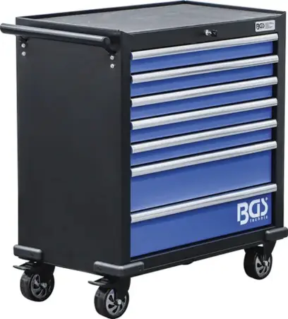 Dílenský vozík XL, pojízdný BGS104205, 7 zásuvek. Prázdný (BGS104205)