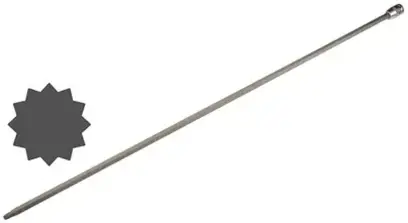 Zástrčná bitová hlavice 1/2" pro XZN M8 x 800 mm BGS104227 (BGS104227)