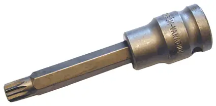 hlavice zástrčná 1/2" XZN M 8 x 100 mm, tvrzený (BGS104358)