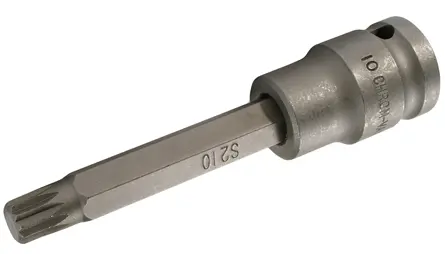 hlavice zástrčná 1/2" XZN M 10 x 100 mm, tvrzený (BGS104462)