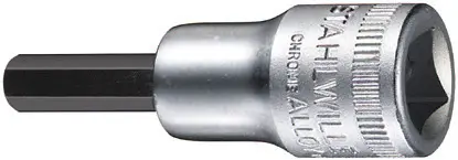 Stahlwille 49a 5/16 INHEX - Screwdriver socket 3/8" 5/16" L.52mm (02450020)