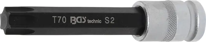 Zástrčná hlavice 1/2" T-profil T70 BGS105003, délka 120 mm (BGS105003)