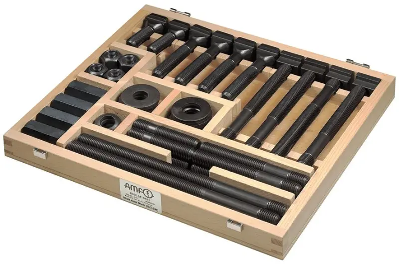 Upínací šrouby pro T-drážky M14x16 AMF 83014  (Sada 46 dílů) (EDE39950025)